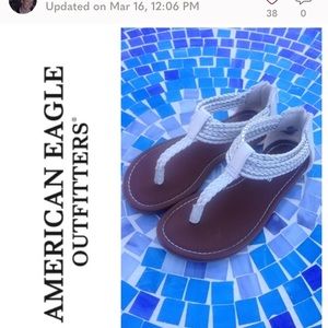 ADORABLE!  American Eagle 🦅ankle-zip sandals 11.5